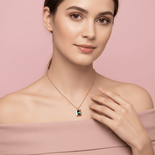 Emerald Green Stone Necklace