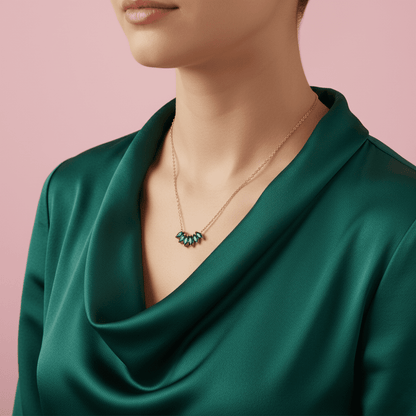 Emerald Marquise Necklace