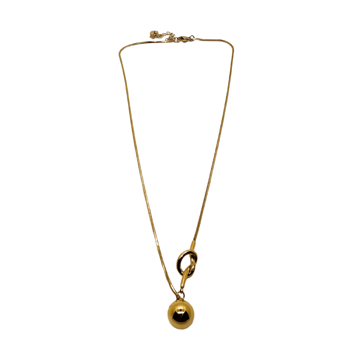 Gold Lockdown Pendant