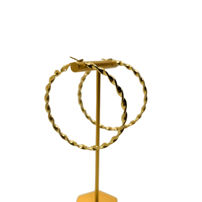 Golden Helix Hoops