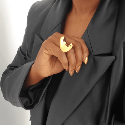 Golden Mirage Dome Ring