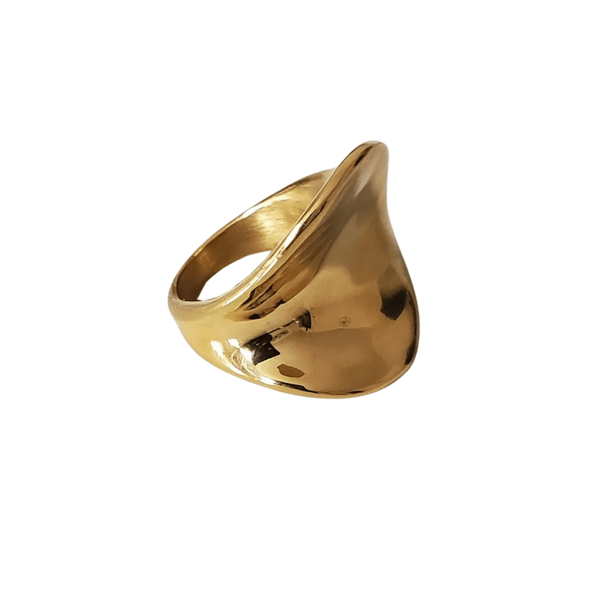 Golden Mirage Dome Ring