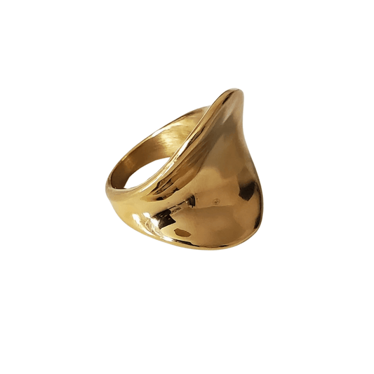 Golden Mirage Dome Ring