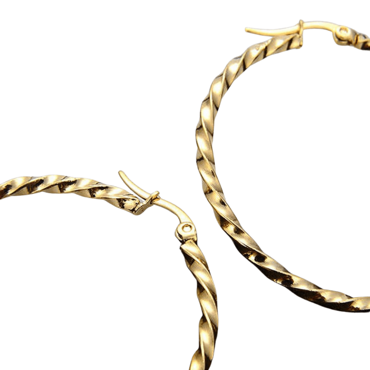 Golden Spiral Hoops