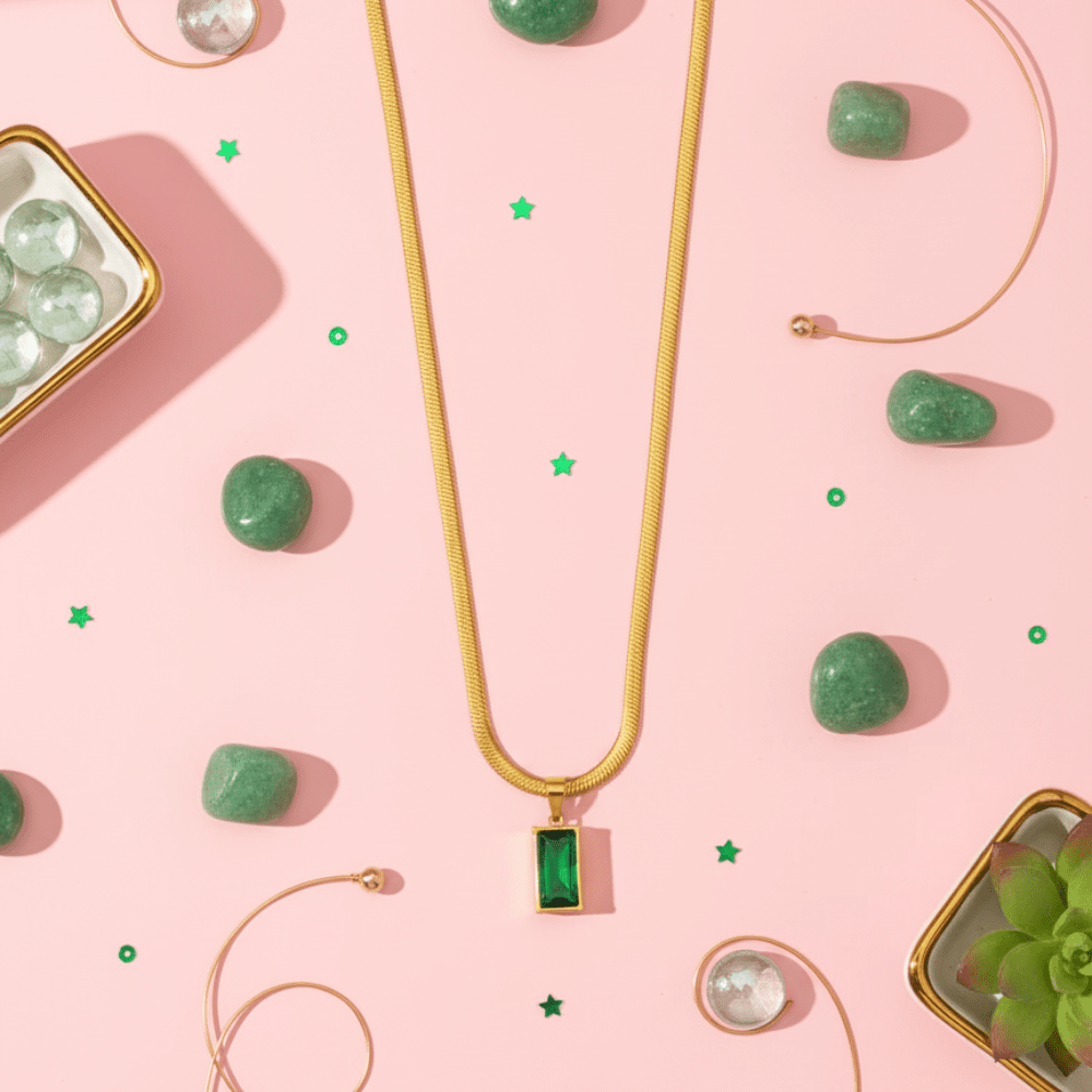 Green Stone Necklace