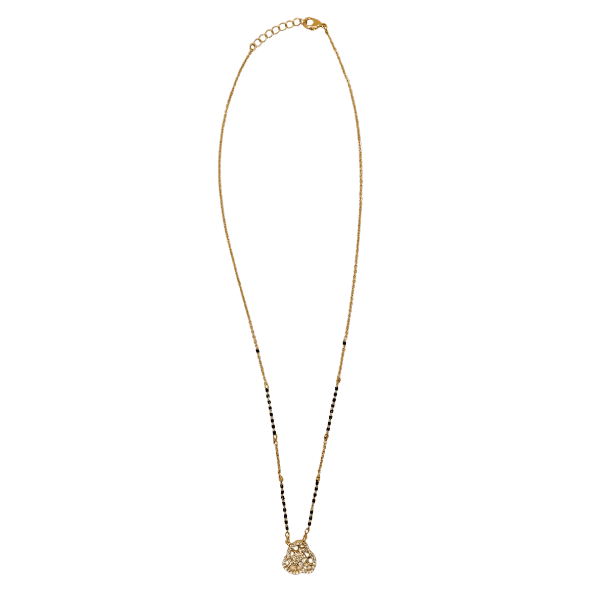 Intertwined Pave Clover Mangalsutra for Women Anti Tarnish Jewellery