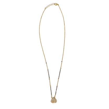 Intertwined Pave Clover Mangalsutra for Women Anti Tarnish Jewellery