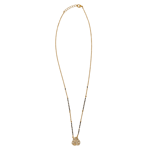 Intertwined Pave Clover Mangalsutra for Women Anti Tarnish Jewellery