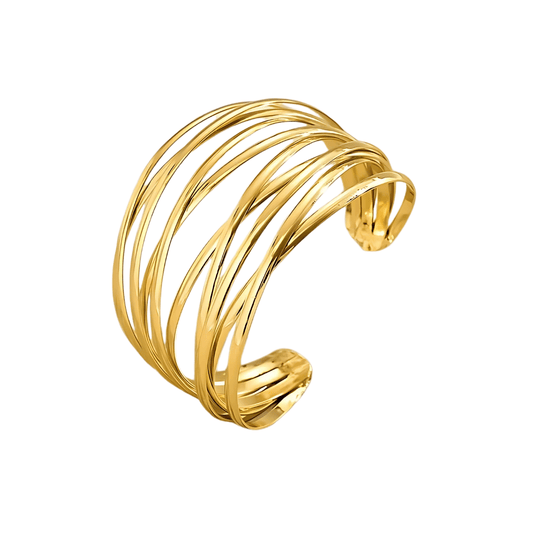 Midas's Cage Cuff for Women Anti Tarnish Jewellery