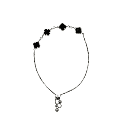 Midnight Clover Bracelet
