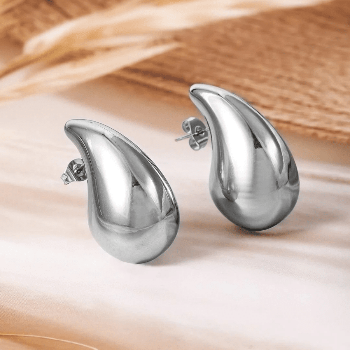 Moon Drip Studs for Women Anti Tarnish Jewellery