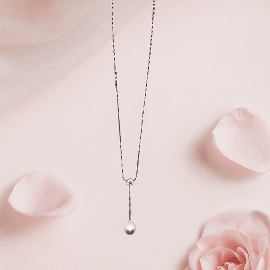 Moonlight Lariat Necklace for Women Anti Tarnish Jewellery Office Wear