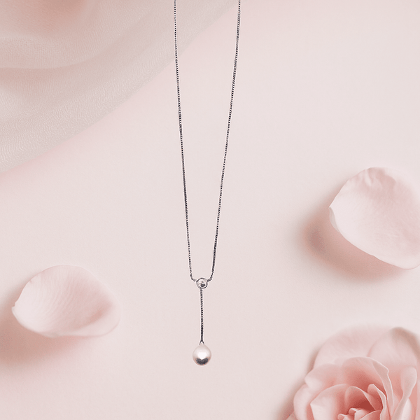 Moonlight Lariat Necklace for Women Anti Tarnish Jewellery Office Wear