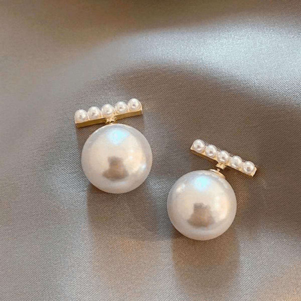 Pearl Pop Duo Studs for Women Anti Tarnish Jewellery