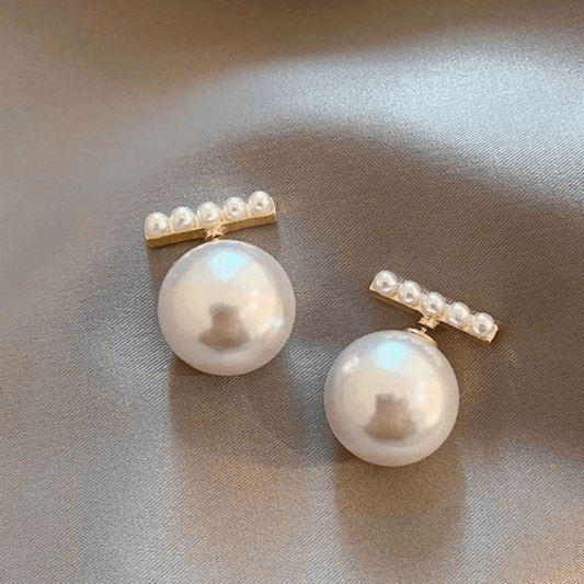 Pearl Pop Duo Studs for Women Anti Tarnish Jewellery
