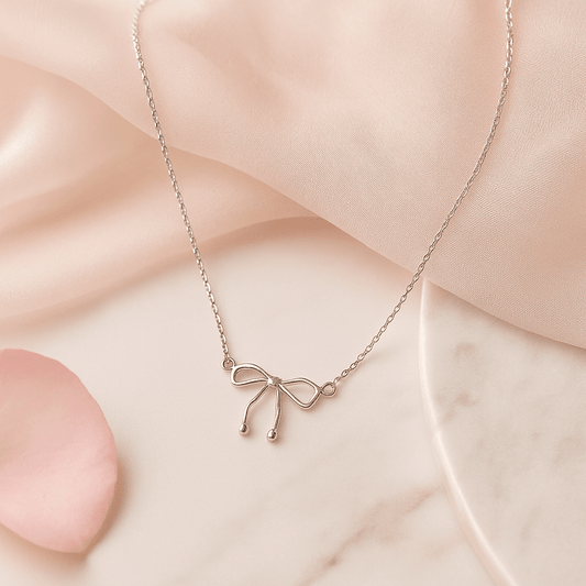 Pookie Bow Necklace for Women Anti Tarnish Jewellery
