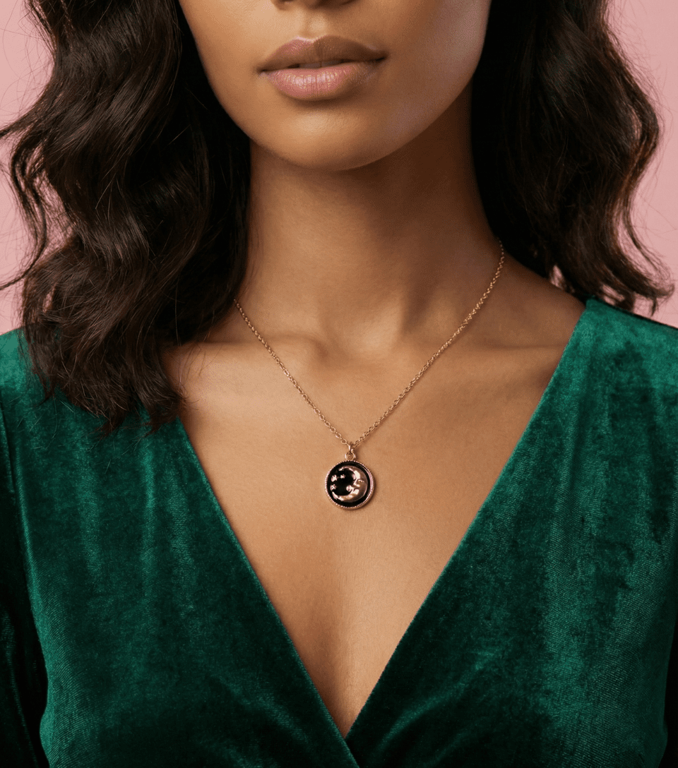 Shadow Moon Necklace