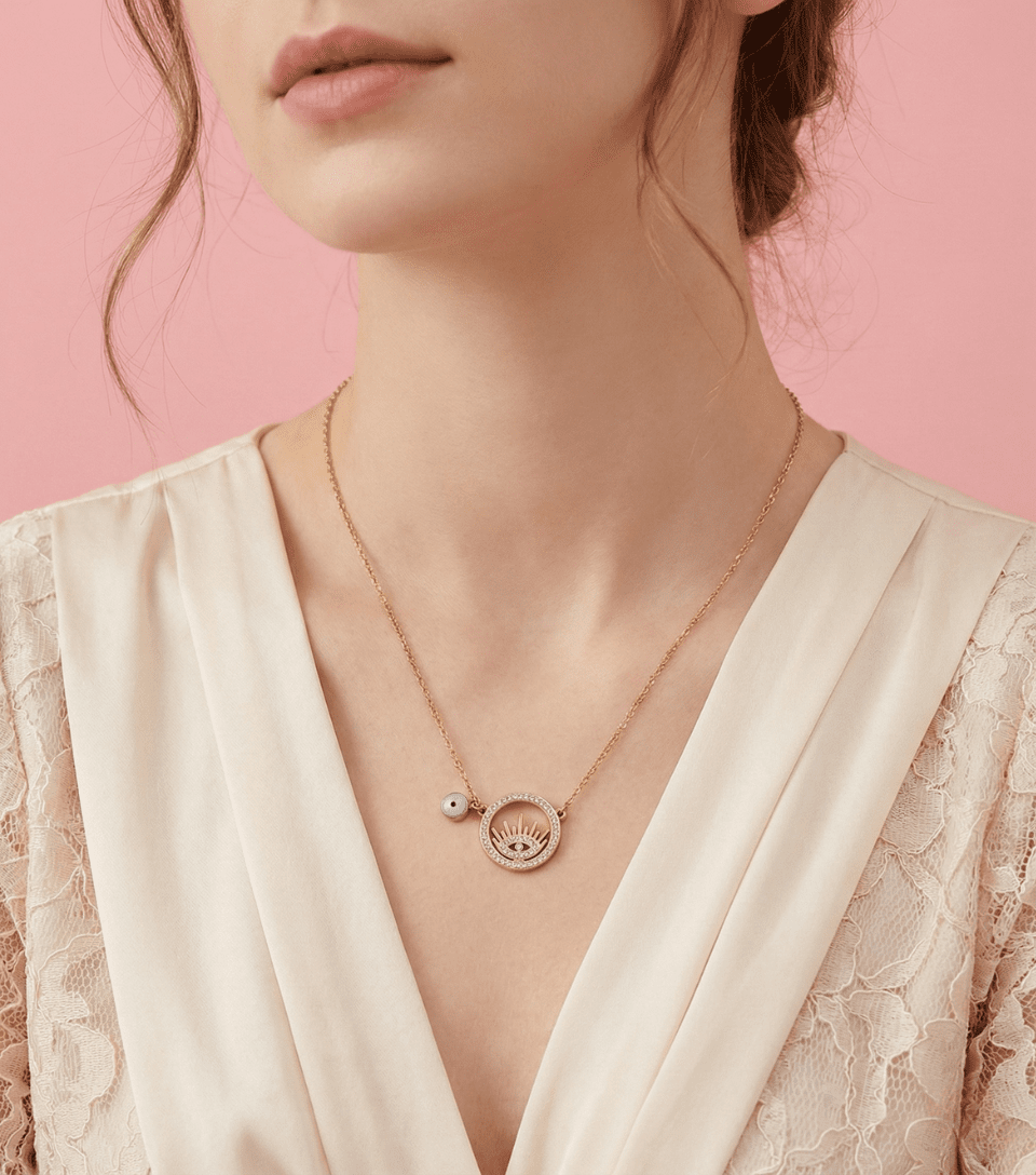 Sunrise Charm Necklace