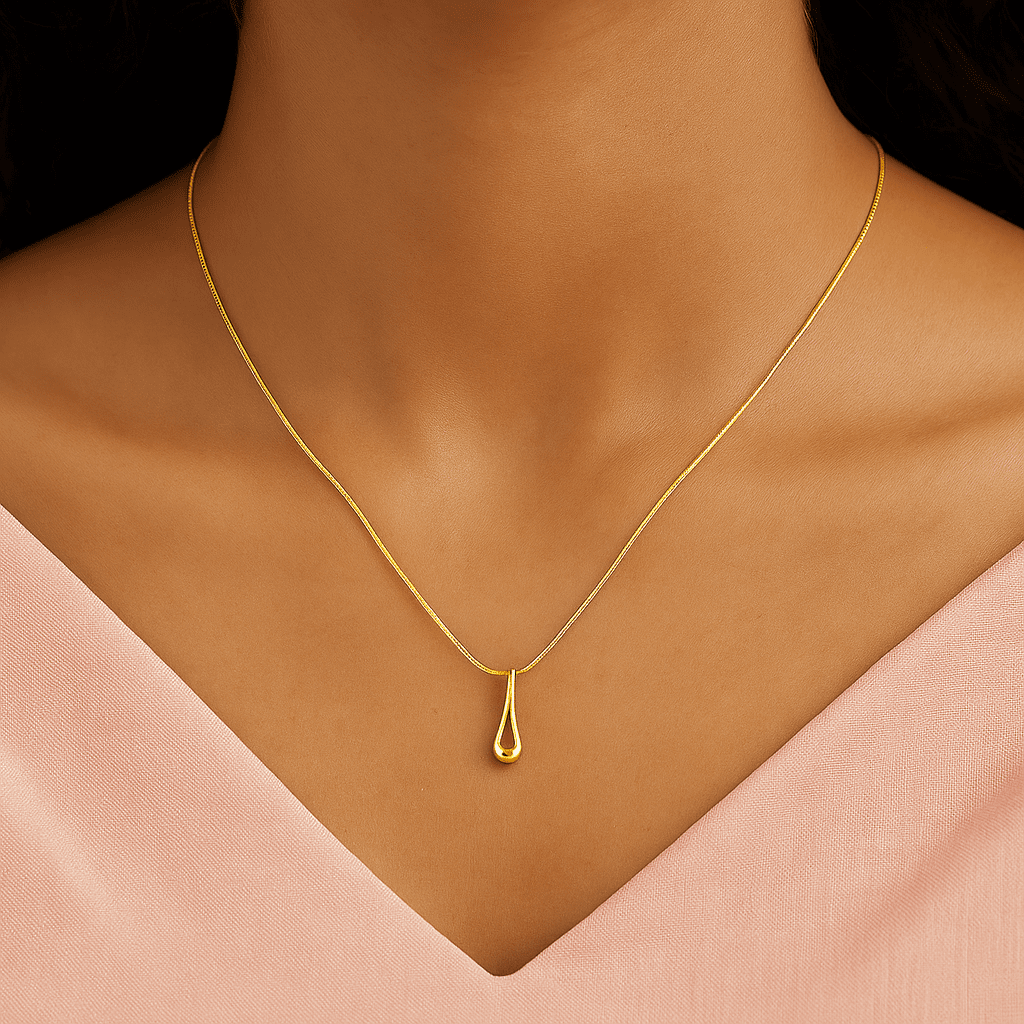 Water Glow Pendant Necklace